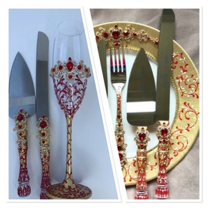 Set of 5: flute plate fork cake set Mis años gift quinceanera flutes quinceanera glasses quinceanera gift Sweet 16 gift Anniversary Gift