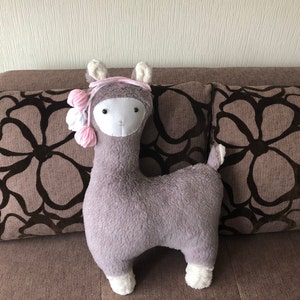 Llama Pillow Llama Toy Interior Llama Stuffed Alpaca Goddaughter Gift Godson Gift Baby Shower Gift Cute Llama Alpaca Pillow Alpaca Toy Gift