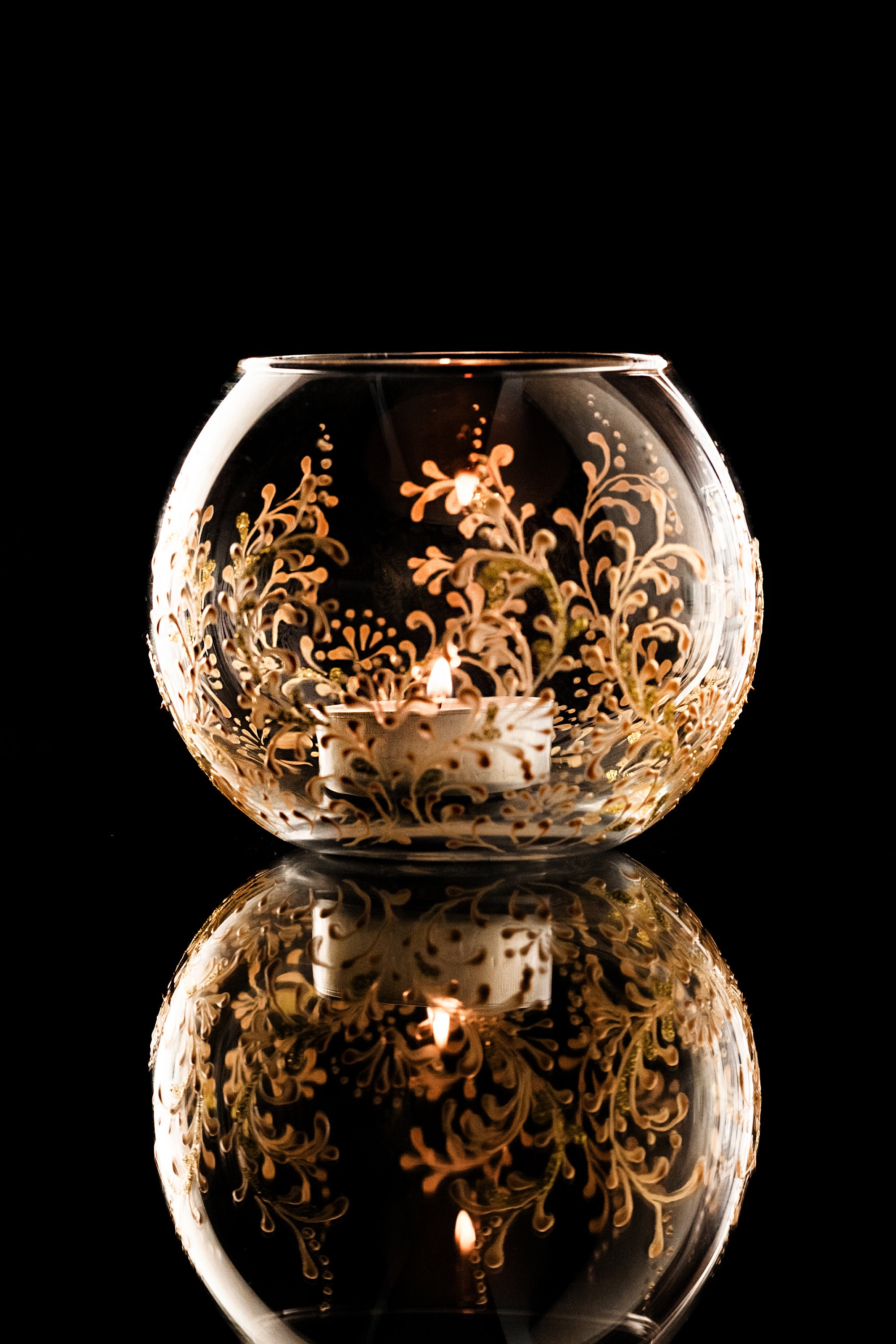 3 Gold Unity Candle Holder Set Golden Wedding Gold Unity Etsy