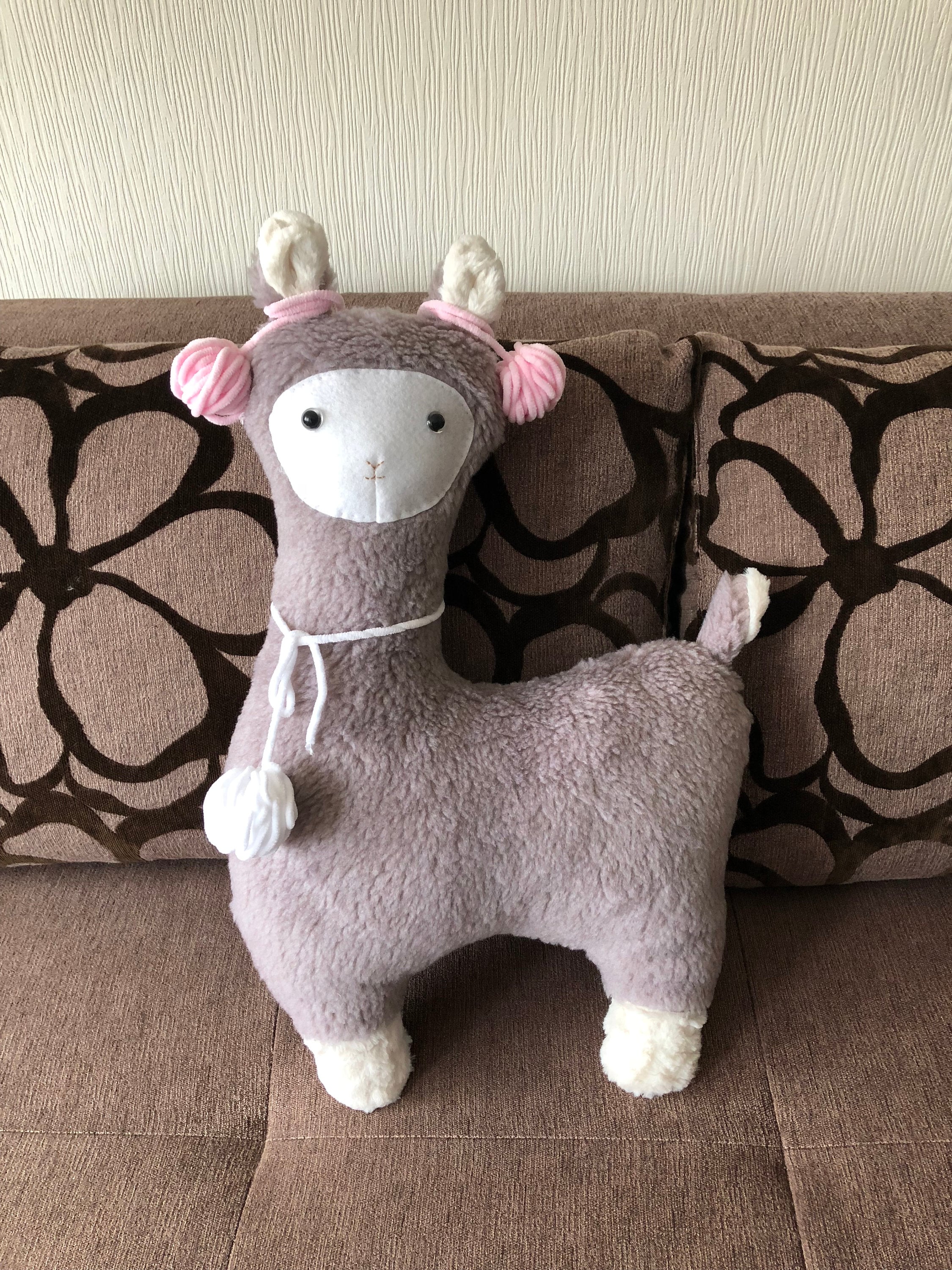 Almohadas Grandes Para Abrazar Animal De Peluche De Alpaca, Animal