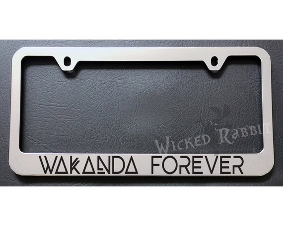 The Punisher LOGO Black Plastic License Plate Frame