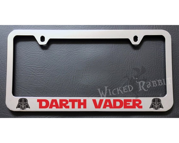 darth vader license plate frame