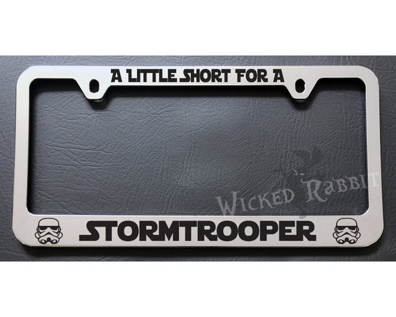stormtrooper license plate