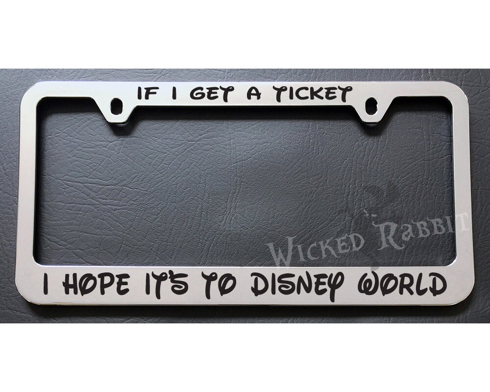 got tigger disney winnie the pooh chrome license plate frame made in usa
