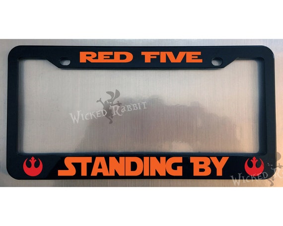 star wars license plate frame