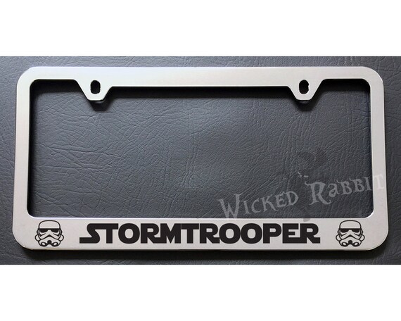 stormtrooper license plate frame