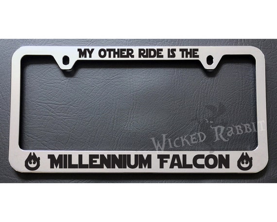 millennium falcon license plate ideas