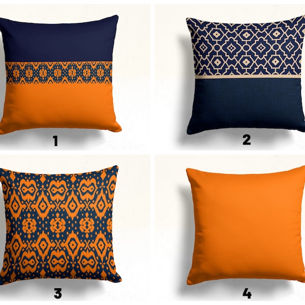Orange Pillow Case Etsy