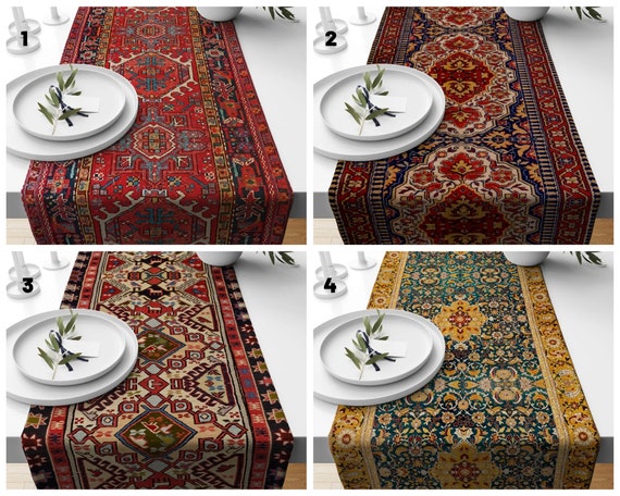 Tapis chemin de Table/tapis Design couverture de Table/turc Kilim Runner  tapis/Auntentic tapis chemin de Table/ferme Style géométrique sud-ouest  coureur -  Canada