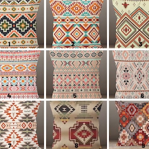 Kelim Ethnic Print Kissenbezug/Kissenbezug im alten Stil/Kissenbezug mit Azteken Print/dekoratives ethnisches Wohndekor/Einweihungsgeschenk
