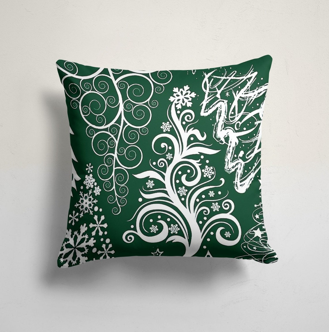 Merry Christmas Cushion Cover/xmas Home Decoration/festive Etsy UK