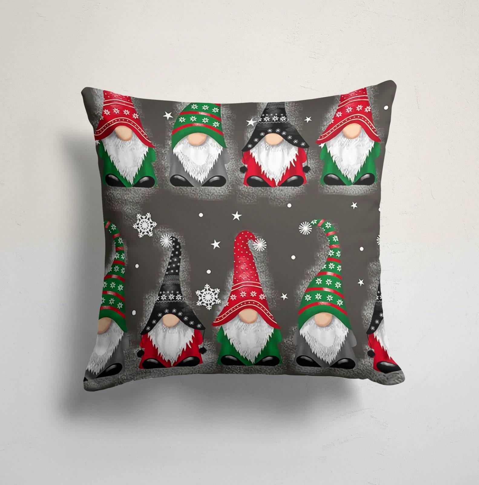 HOMFREEST Fundas De Almohada Navideñas De 18 X 18 Pulgadas, Fundas De