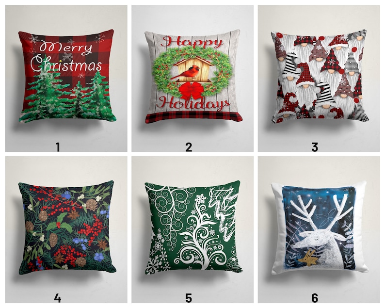 Merry Christmas Cushion Cover/xmas Home Decoration/festive Etsy UK