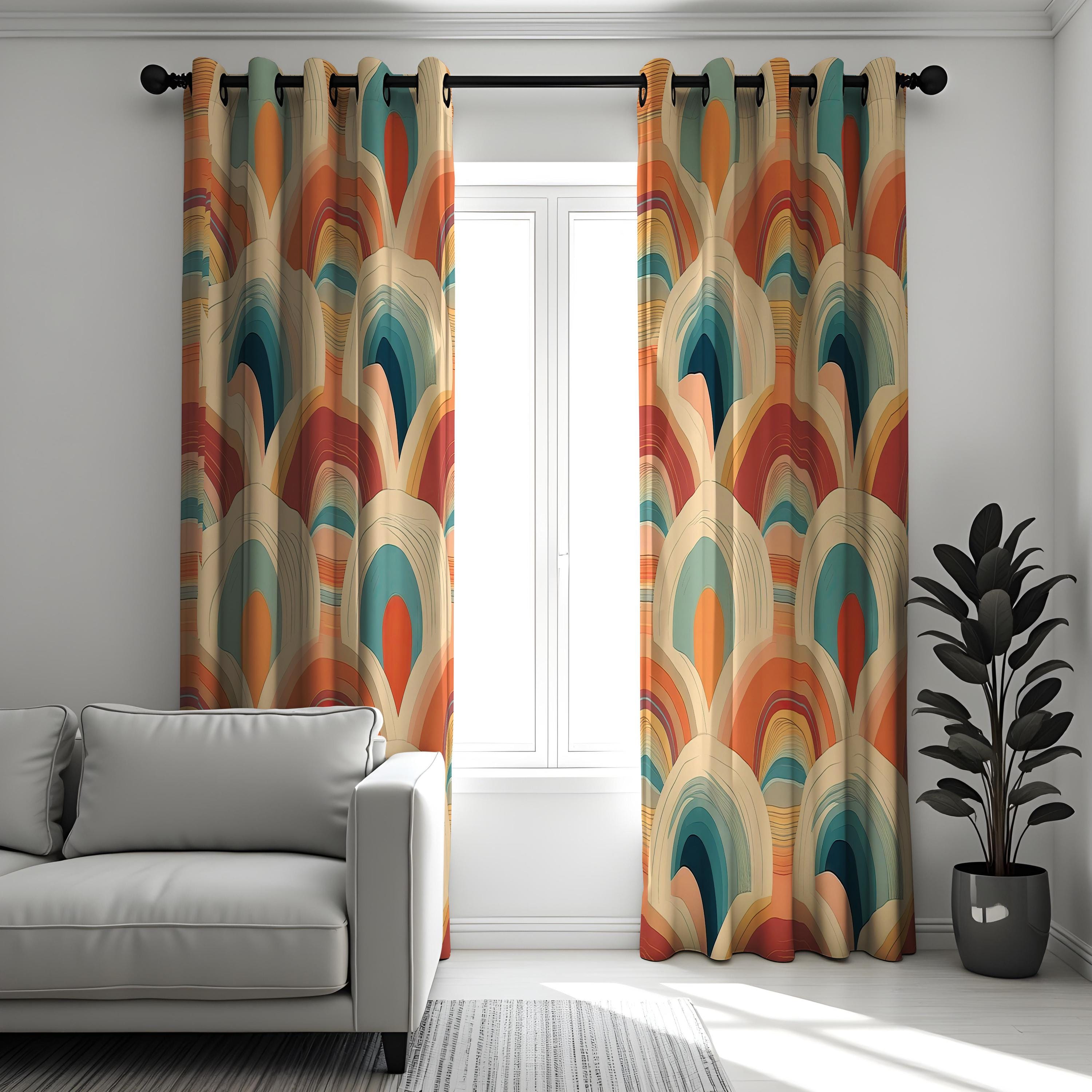 Mid century modern curtains - Etsy 日本 Mid century modern curtains - Etsy 日本