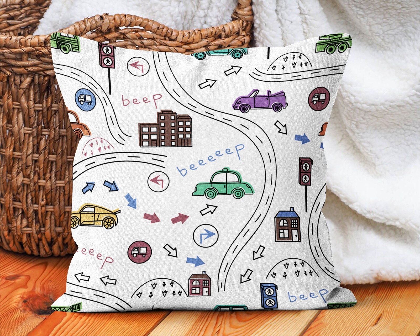 Taies D'oreiller Bébé 2 Pièces En Pur Coton - Motifs Enfant, Avec Fermeture éclair, Lavable Machine