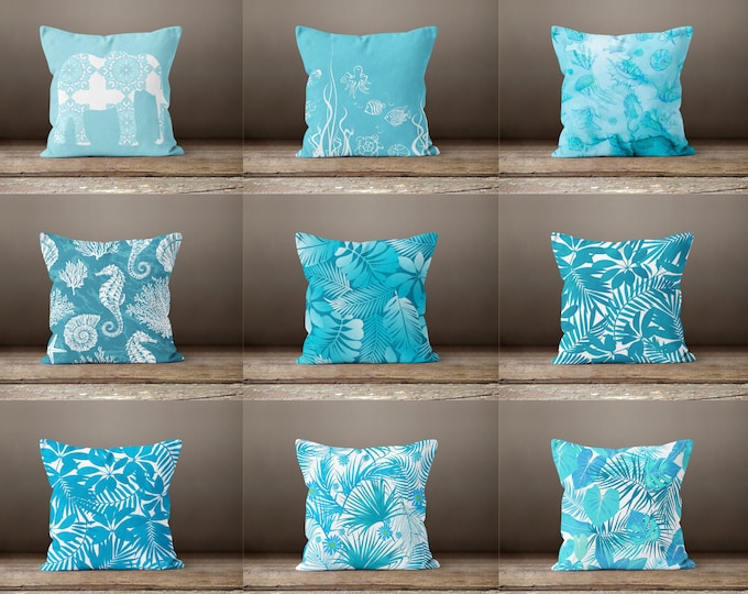 Turquoise pillow Etsy UK