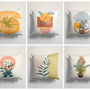 Abstract Cushion Cover|Flower pillow case|Decorative Cushion case|Modern pillow cover|Gift for her cushion|Handmade material