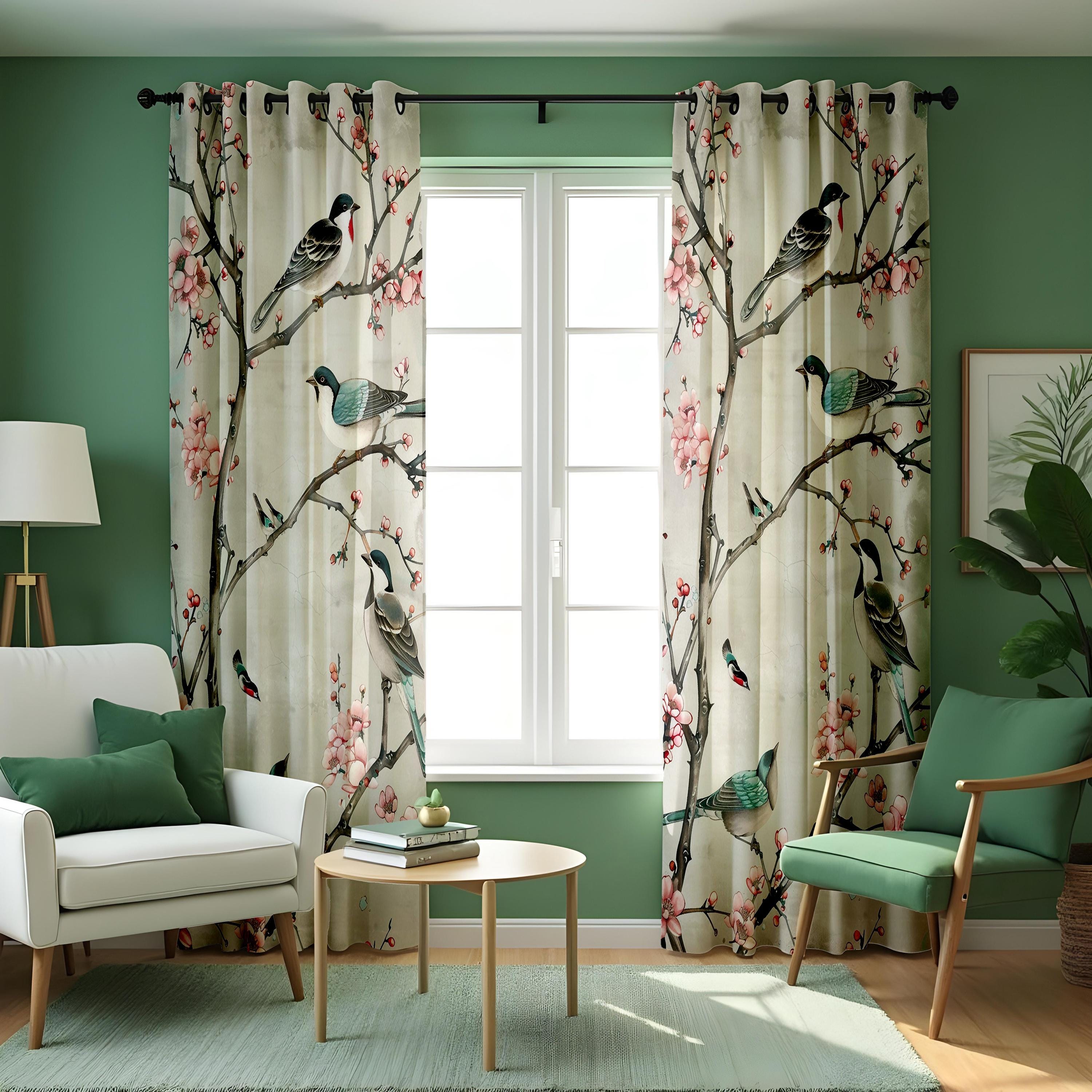 Chinoiserie Curtains - Etsy