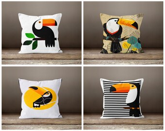 Jonathan Adler 鳥デザイン クッションカバー 2枚セット Jonathan Adler 鳥デザイン クッションカバー 2枚セット