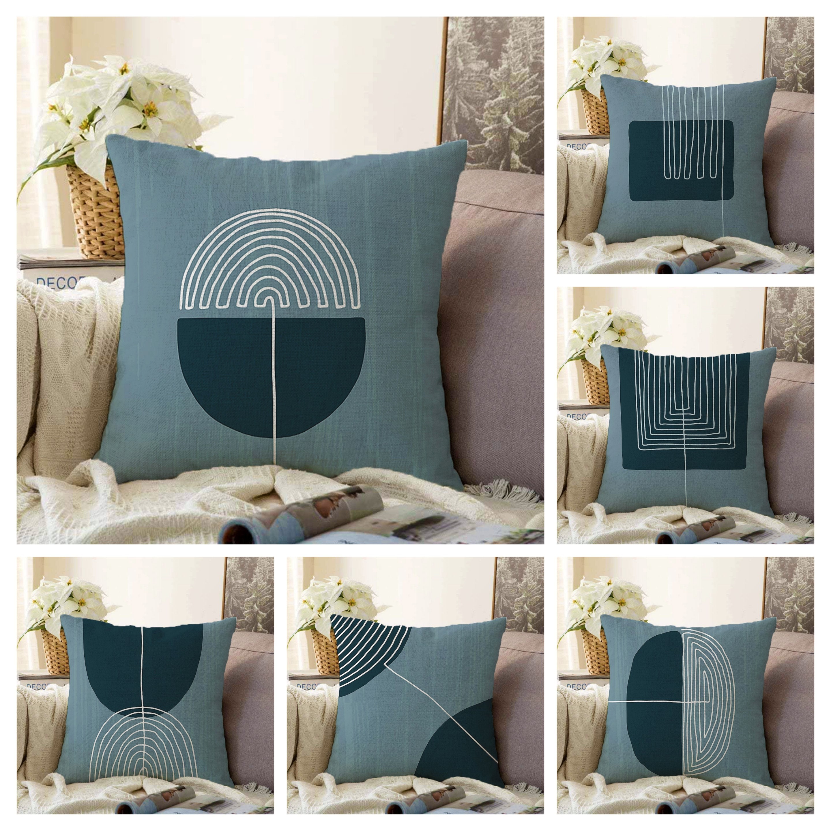 Mid Century Cushion Etsy Ireland