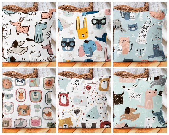 Children's Pillow Case With Animal Model/fun Animal - Etsy Australia Children's Pillow Case With Animal Model/fun Animal - Etsy Australia