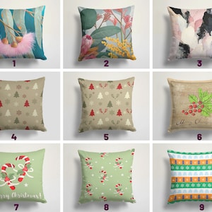 Decorazione natalizia per la casa/Fodera per cuscino Buon Natale/Fodera per cuscino Albero di pino/Tessuto per camera da letto/Stile natalizio invernale/Regalo per lei