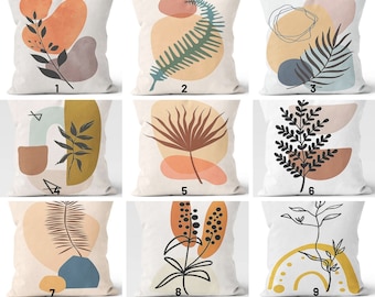 Abstract decorative modern style pillow cover/Digital art gift/Sofa decorative cushion cover/Abstract tropical modern art pillow case