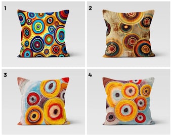 Abstract Decorative Cushion Cover/Decorative Geometric Pillow Covers/Housewarming Cushion Case/Throw Pillow Top/Gift For Her