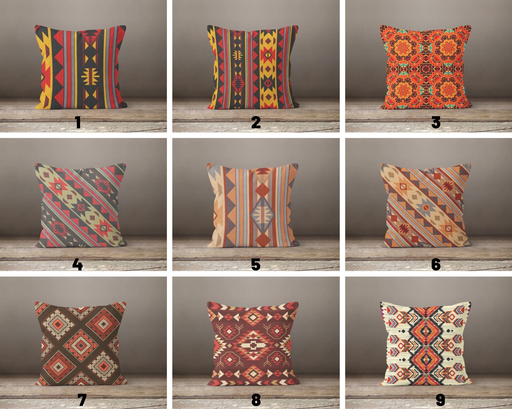 Terracotta pillow