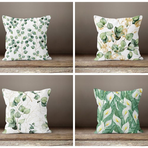Colourful Bright Geometric Cushion Covers Modern Floral Pillows SLIGHT DEFECTS 
