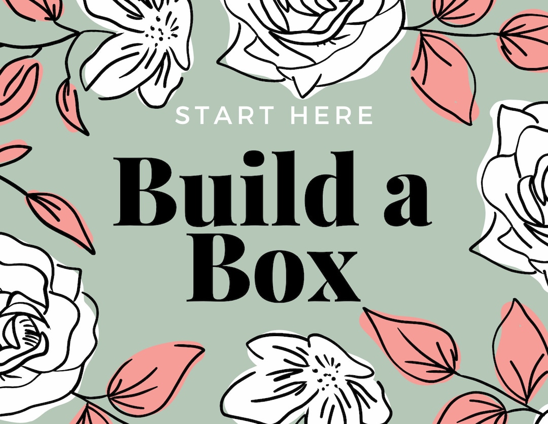 Build A Box START HERE Custom Gift Box Etsy