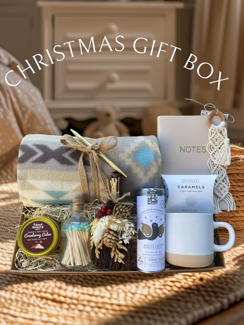 Christmas Gift Box Christmas Care Package Holiday Gift Box Gift for