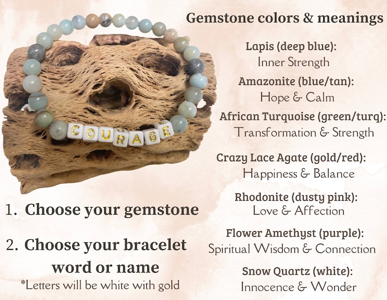 Custom Word Bracelets Name Bracelets Letter Bracelets Etsy