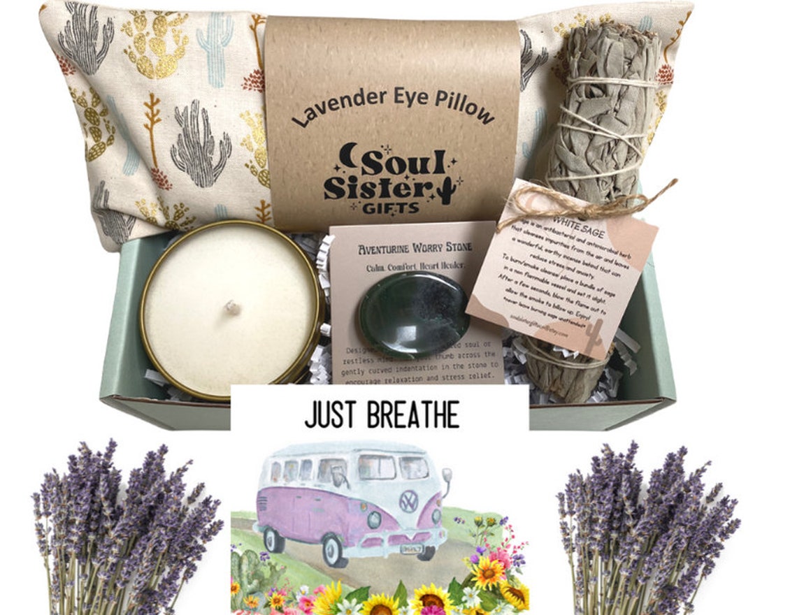 Destress Gift Box JUST BREATHE Stress & Anxiety Relief Gift Etsy