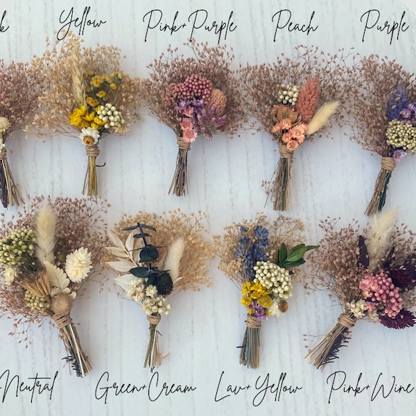 Mini Dried Flowers Etsy