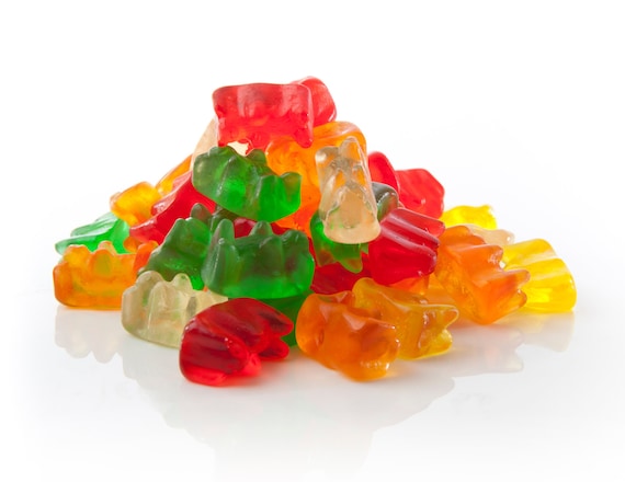 Build a Box - Gummi Bears - 7 oz Container of Fruity Bear-Shaped Gummies