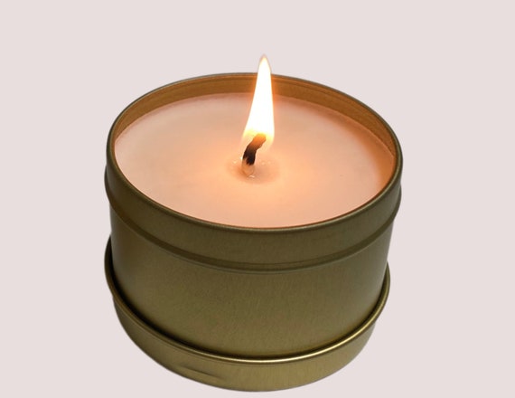 Build a Box Item- Soy Candle - 4 Ounce Candle in Tin - Vanilla