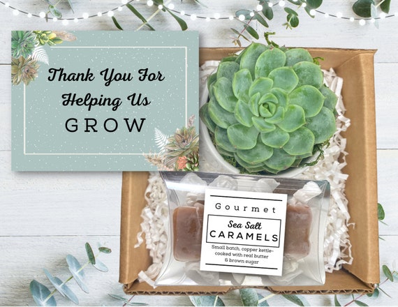 Thank You For Helping Us Grow Gift Box