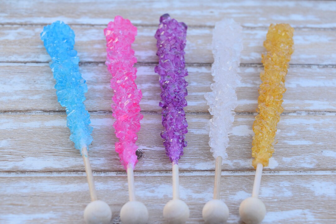 Rock Candy Swizzle Stick Old Fashioned Rock Candy Gift Box Add on Cotton Candy Cherry Grape