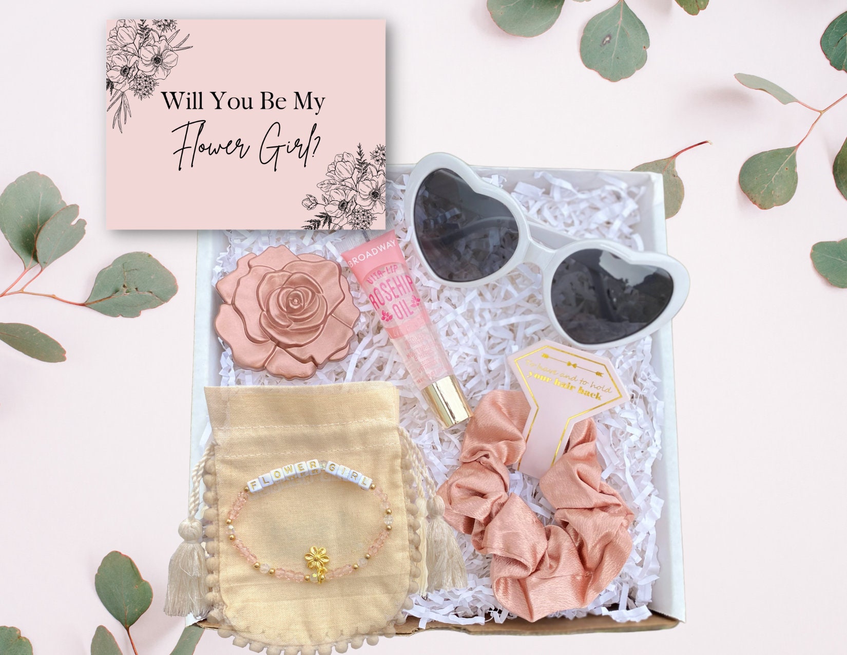 Flower Girl Box! Glasses, Purse, Clip & Bracelet – Love Leigh Gift Co.