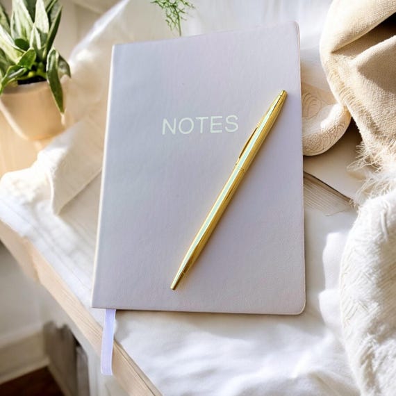 Build a Box - Notebook & Gold Pen Set - Journal Set