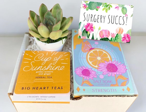 Surgery SUCCS Gift - Get Well Soon Gift Box - Surgery Recovery Care Package - After Surgery Gift Box