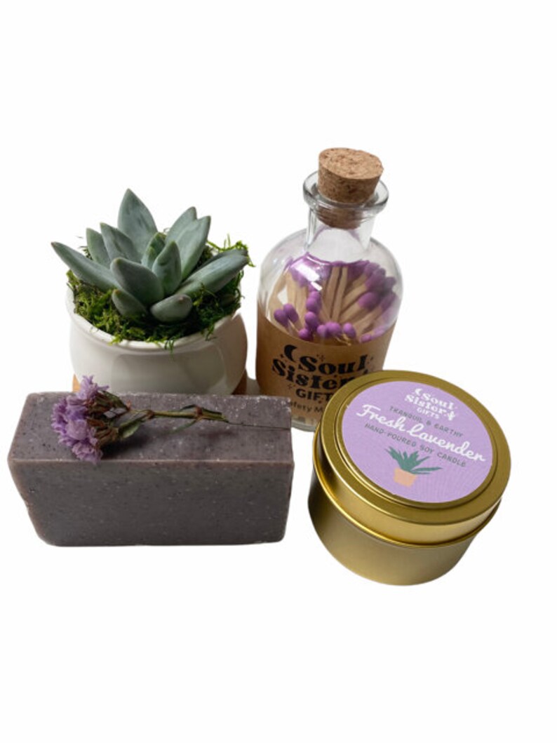 You Are Amazing Lavender Succulent Gift Box Lavender Scented Etsy