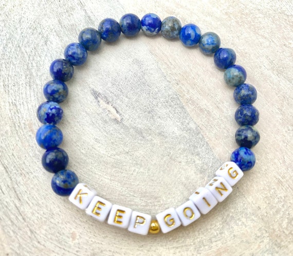 Custom Word Bracelets - Name Bracelets - Letter Bracelets - Affirmation Bracelets - Gemstone Bracelets - Custom Design Bracelets