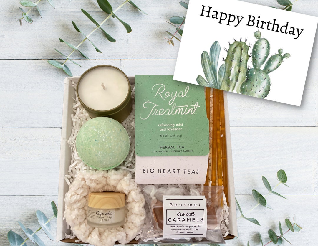 Birthday Spa Care Package for Her Self Care Spa Kit Gift Etsy