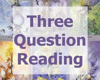 Lectura de Tarot de 3 Preguntas - Lectura en Audio - Adivinación