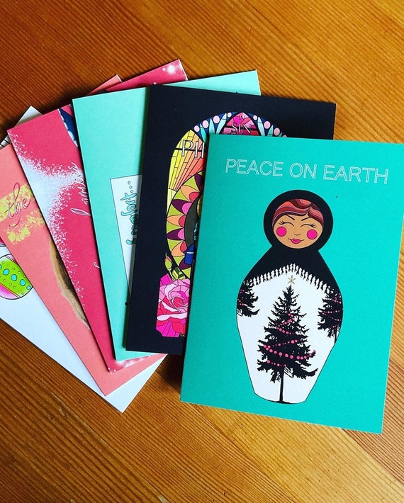 Winter Greeting Card Six Pack, 5 x 7” (envelopes included) 2022