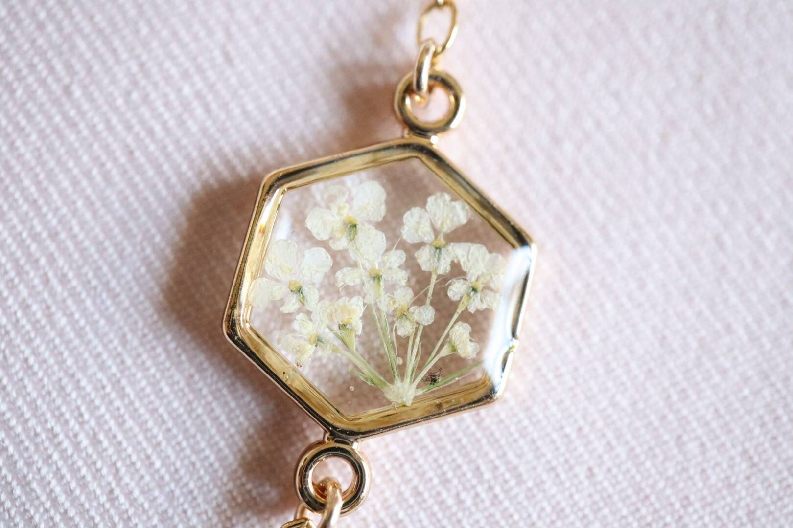 Weiße Königin Anne Spitze Armband / erhalten Blumenschmuck / | Etsy