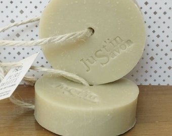 Savon artisanal, fait main, saponifié à froid, savon à l'argile blanche, savon naturel