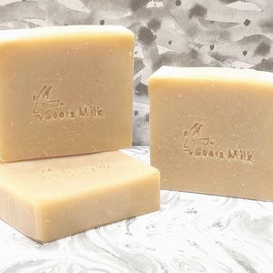 Handmade soap made from goat's milk, fragrance-free, with organic vegetable oils. image 4